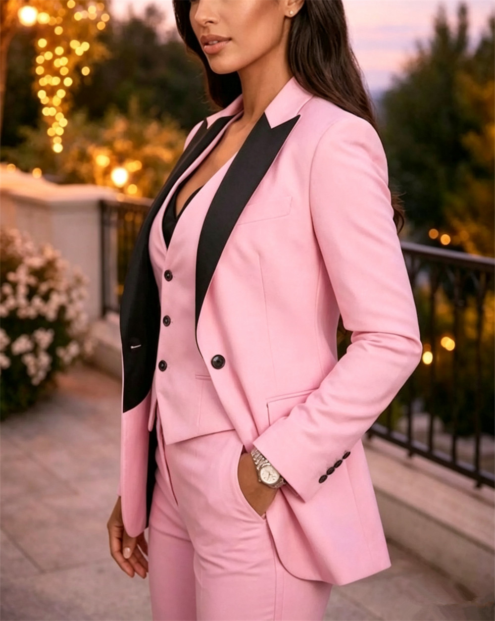 Розовые элегантные женские кос – обзор и цена Women Formal Wear Tailor