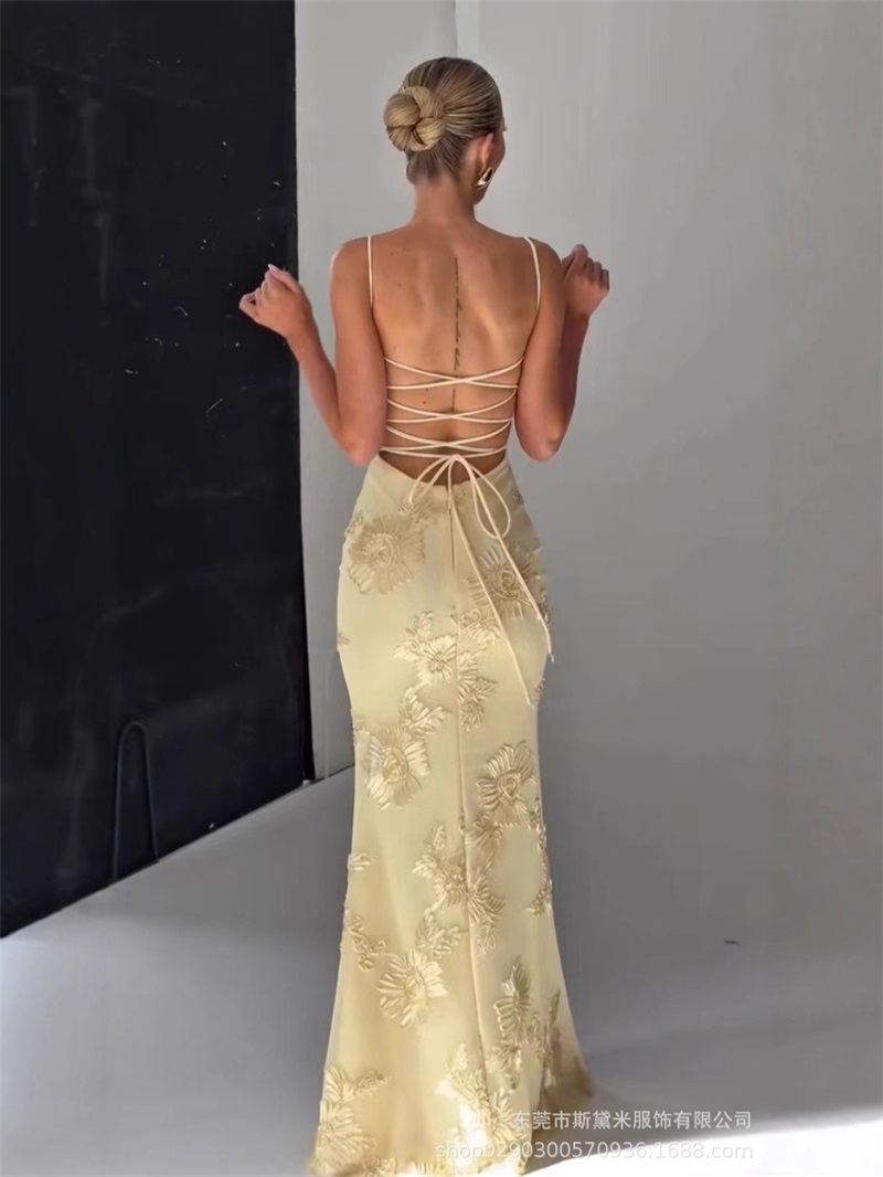 Желтое женское платье для выпу – обзор и цена Yellow Formal Wear Women