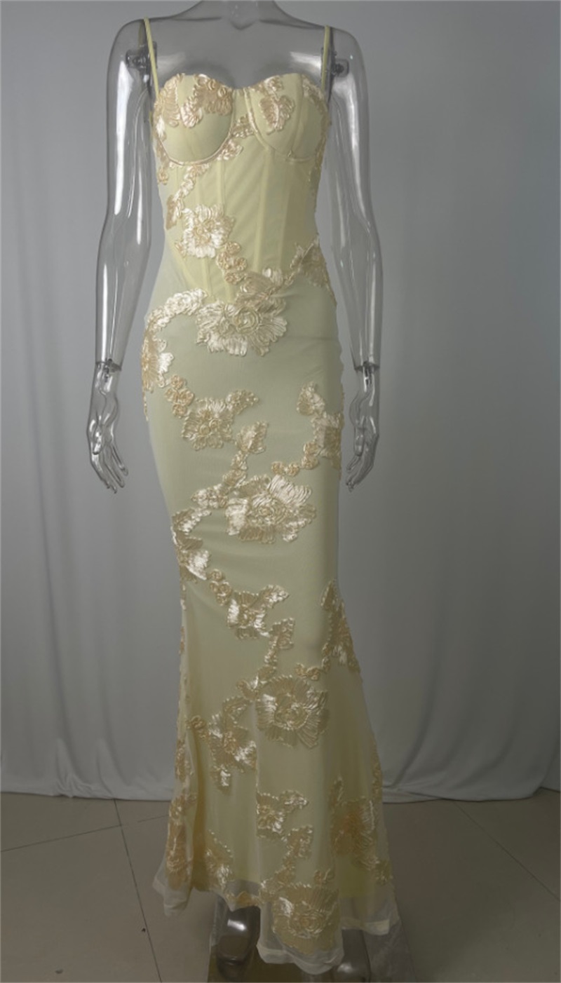Желтое женское платье для выпу – обзор и цена Yellow Formal Wear Women