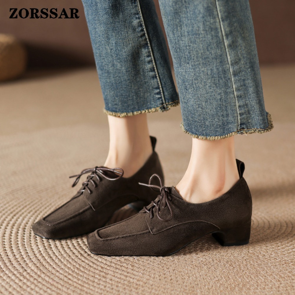 Женские коричневые замшевые ту – обзор и цена Formal Women Daily Wear Shoes
