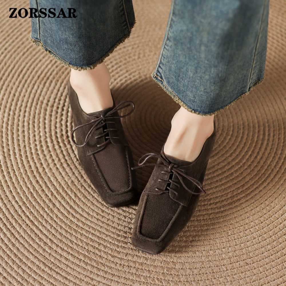 Женские коричневые замшевые ту – обзор и цена Formal Women Daily Wear Shoes