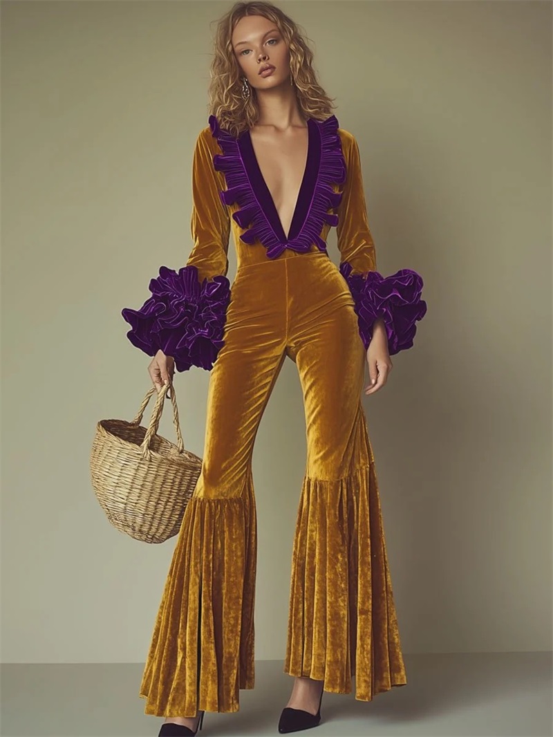 Желто-фиолетовый бархатный жен – обзор и цена Yellow Formal Wear Women